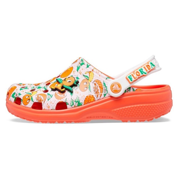 2022 Disney Parks 50th Anniversary Vault Orange Bird Adult Clogs Crocs - NEW - Picture 4 of 6